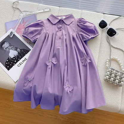 Vestido Polo De Encaje Infantil
