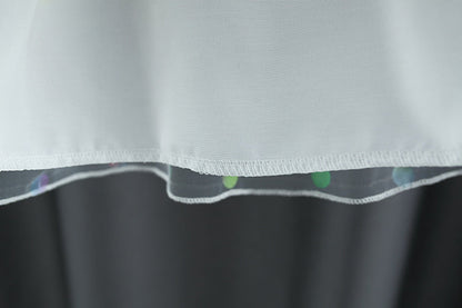Vestido infantil de lunares de colores