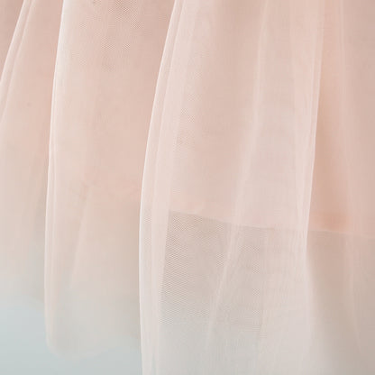 Vestido floral de tul infantil