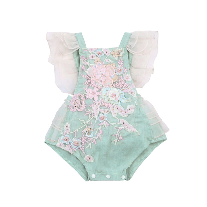 Body Bordado Verde