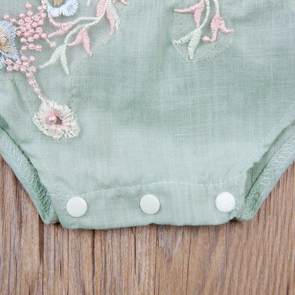 Body Bordado Verde