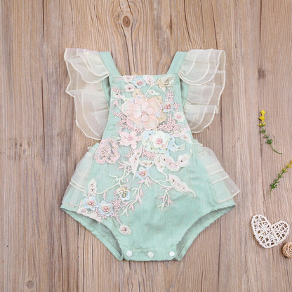 Body Bordado Verde
