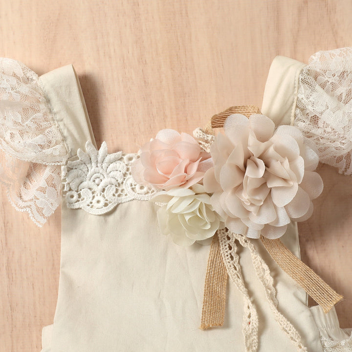Body Infantil Femenino de Encaje