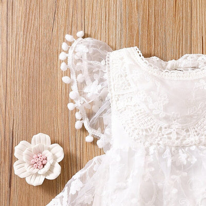 Body Infantil Encaje y Lunares