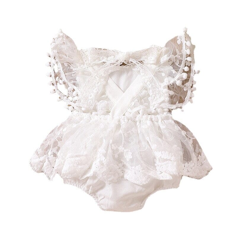 Body Infantil Encaje y Lunares