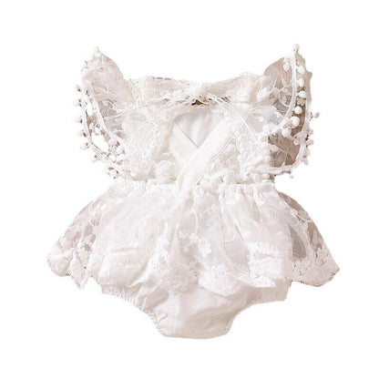 Body Infantil Encaje y Lunares