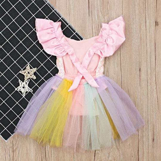 Body Infantil Tul Sainha