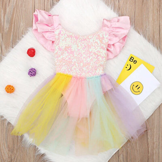 Body Infantil Tul Sainha