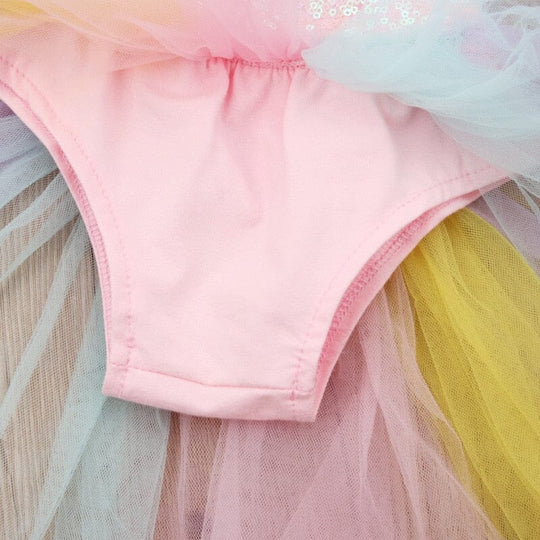 Body Infantil Tul Sainha