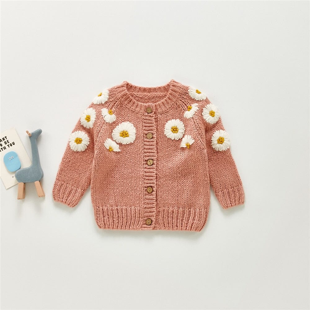 Cárdigan Infantil Margaritas