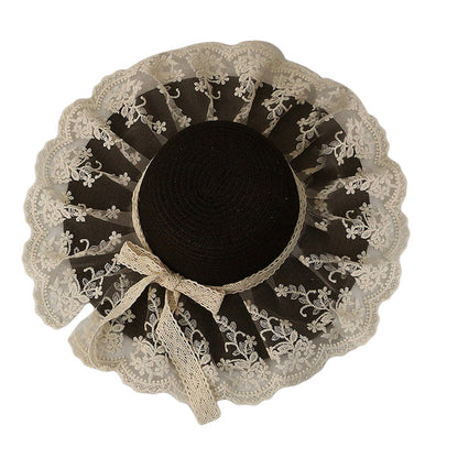 Gorro Infantil de Encaje y Tul