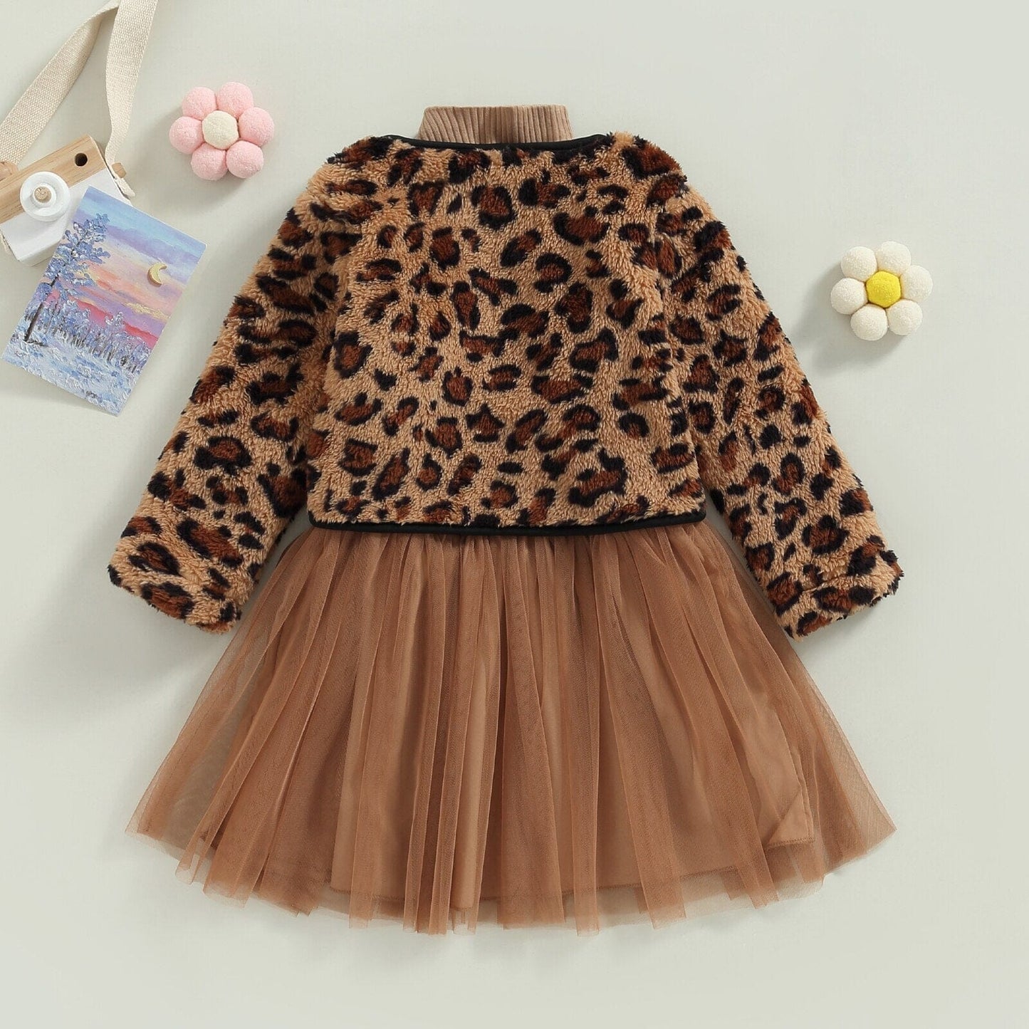 Conjunto para Mujer Leopardo Marrón