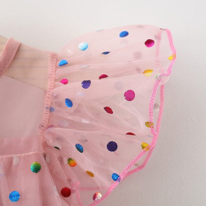 Vestido Infantil Lunares de Colores