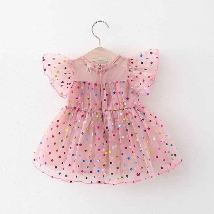 Vestido Infantil Lunares de Colores