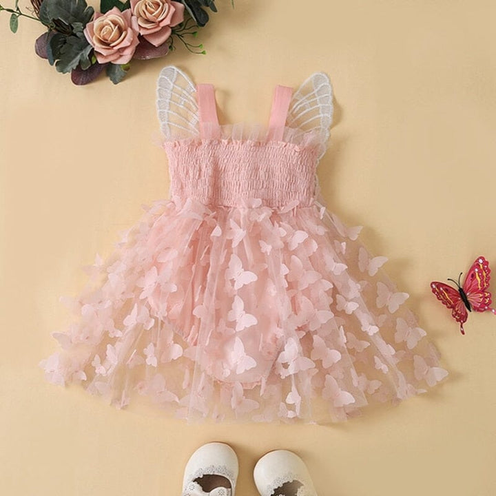 Vestido Infantil Asa Mariposas