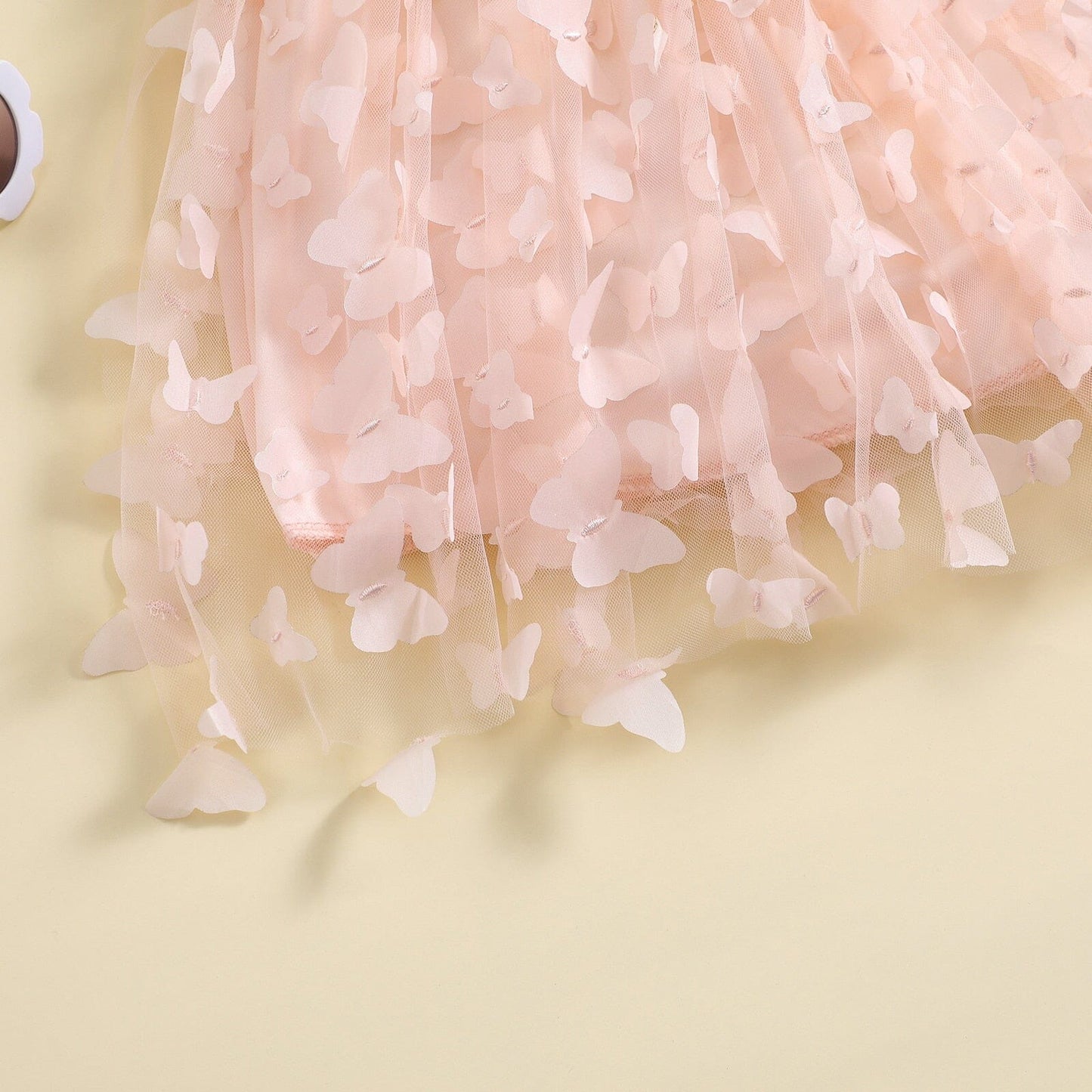 Vestido Infantil Tul Mariposas