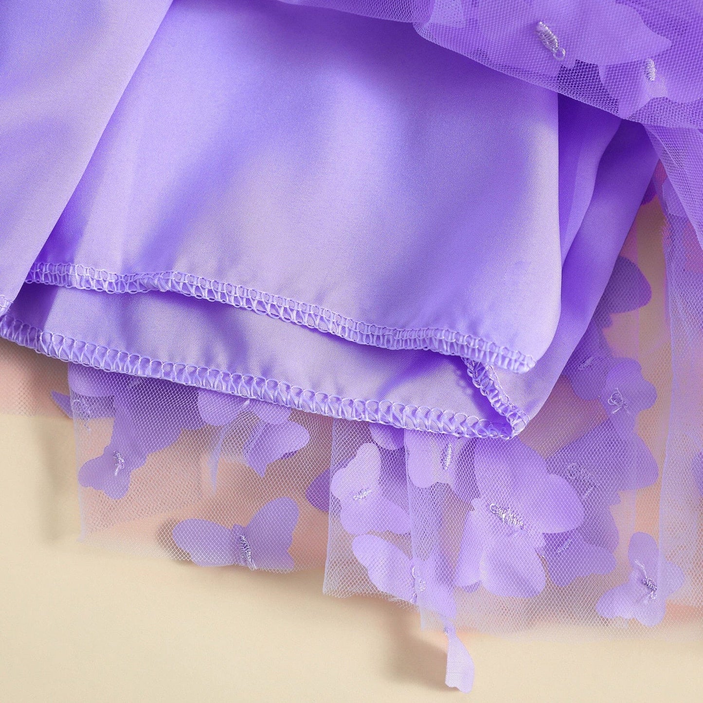 Vestido Infantil Tul Mariposas