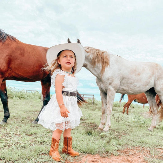Vestido Infantil Blanco