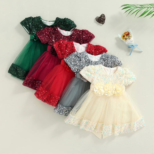 Vestido Infantil Paitê y Flores