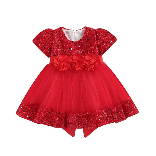 Vestido Infantil Paitê y Flores
