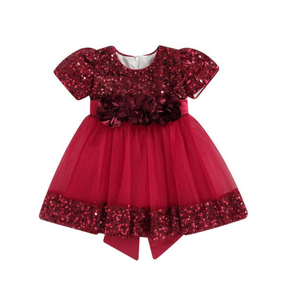Vestido Infantil Paitê y Flores