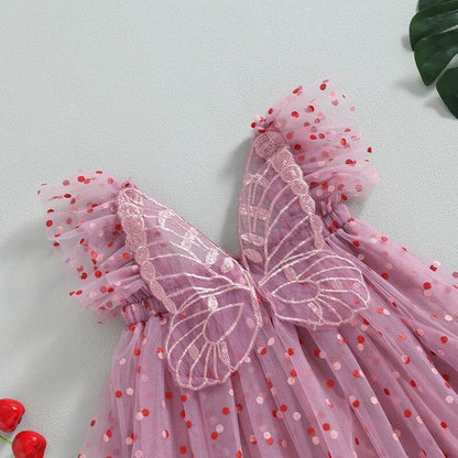 Vestido Infantil Poá Asinha