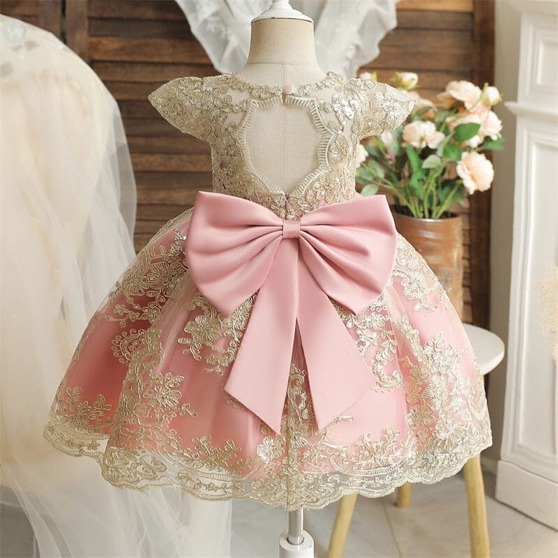 Vestido de Princesa de Encaje de Lujo para Niños