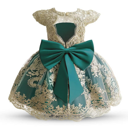 Vestido de Princesa de Encaje de Lujo para Niños
